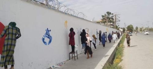 Peace Mural in Mazar-e-Sharif