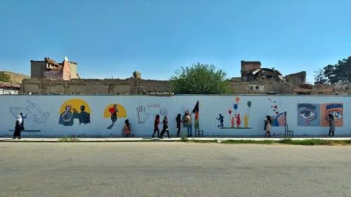 Peace Mural in Mazar-e-Sharif