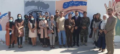 Peace Mural in Mazar-e-Sharif
