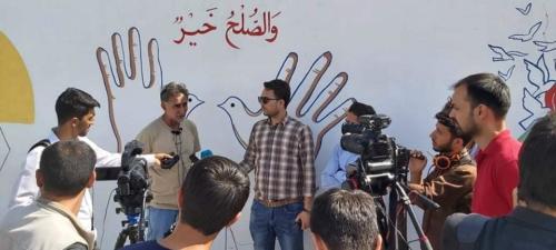 Peace Mural in Mazar-e-Sharif