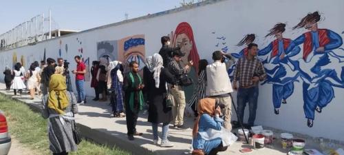 Peace Mural in Mazar-e-Sharif